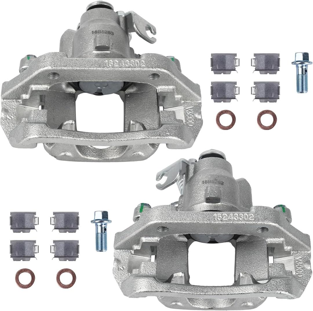 PAROD 18B5263 18B5262 Rear Disc Brake Caliper with Bracket Fit for 20112019 Ford Explorer, 20102014 Flex, 20132019 Taurus, 20102014 Lincoln MKT Left&Right