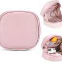 2 x Small Makeup Bag for Purse, Mini Cosmetic Bag with Inner Pockets for Women