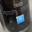 Dreo All-in-1 Milk Frother, Electric Foam Frother for Latte Art Microfoam and Coffee, 15oz/450ml Automatic Milk Warmer with 30 Drinks, Dishwasher Safe, Dairy/Plant-Based Milk (Silver)