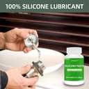 8oz Silicone Paste Automotive & Dielectric Grease for Electrical Connectors (with Curved & Straight Brush + Towel), 100% Waterproof Silicone Grease for O-Rings, Brake, Marine & Universal Use
