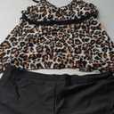 Zando Womens Tankini Swimsuits for Women 2025 Tummy Control Swimsuit Bathing Suit Top with Boyshorts Flowy Women' Swimwear, 4XL