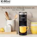 Keurig K-Mini Single Serve K-Cup Pod Coffee Maker, 6 to 12oz Brew size, with Cord Storage, Perfect for Small Spaces, Black
