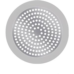 Shower Drain Hair Catcher 3.5 inch Small, Bathroom Sink Hair Stopper Sink Drain Cover Fliter Weighted Stainless and Silicone Shield (3.5 in)