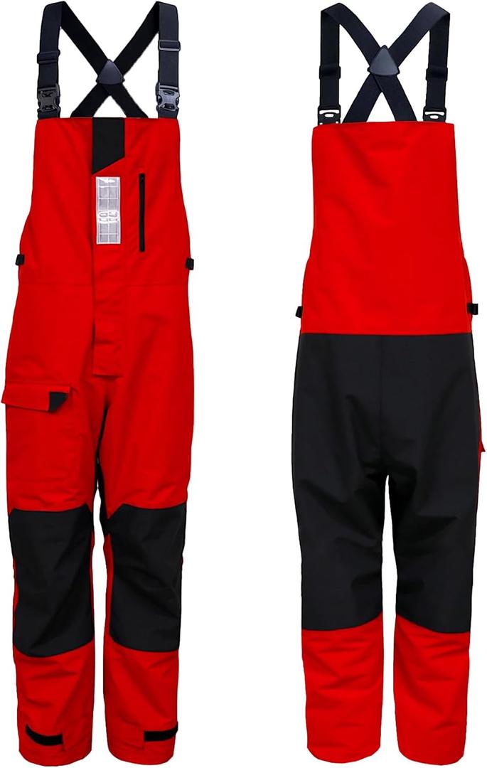 Sailing Jacket for Men,Sailing Foul Weather Gear,Offshore Sailing Coat,Coastal Cruising Hooded,Waterproof, Medium