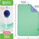IMPROVIA Washable Underpads, 34" x 52" (Pack of 2) - Heavy Absorbency Reusable Incontinence Pads for Kids, Adults, Elderly, and Pets - Waterproof Protective Pad for Bed, Couch, Sofa, Furniture, Floor