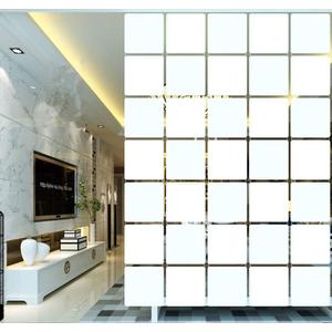 12Pcs White Hanging Room Divider,Wood-Plastic Room Divider DIY Panel Screens Partition Wall Dividers Room Decoration with All Accessories 11.4x11.4 Inch