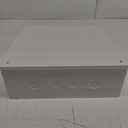 12" x 12" x 4" PVC Plastic Junction Box with Pre Molded 3/4" & 1" Punch in Holes Waterproof Electrical Boxes Project Junction Conduit Box for Electrical Outdoor Enclosure