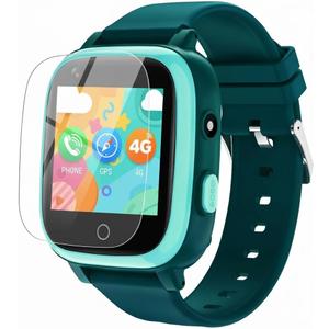 cjc 4G Smart Watch for Kids with GPS Tracker, Globally Applicable, Texting and Calling, Kids Watch for Ages 4-12 - Includes Video Call, Chat, SOS Alerts, App - Fun & Educational Birthday Gift Idea (Green)