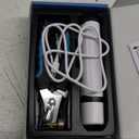 VIWIK Dog Nail Trimmers with Light, Cat Dog Nail Clippers, Dog Nail Grinder Quiet for Large Medium Small Dogs Paw & Cats Claw, Electric 2-Speed Pet Toenail Grooming Supplies, Gifts for Dog Lovers. (White+Blue)