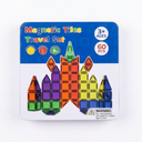PicassoTiles magnetic tile set (PT60) includes 60 classic pieces for building bright 2D and 3D structures. This magnetic tile building set encourages creativity, color and shape recognition, and early STEM skills through open-ended, screen-free play.