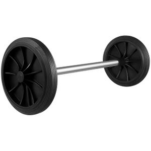 1 Set Trash Garbage Bin Wheels Replacement with Hollow Shaft Can Replacement Wheel Parts Wastebasket Pulley
