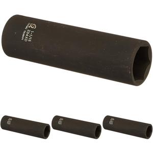 SUNEX TOOLS 234xd 1/2-Inch Drive 1-1/16-Inch Extra Deep Impact Socket (Pack of 4)