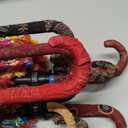 Indian Handmade Designer Cotton Fashion Multi Colored Umbrella Embroidery Boho Umbrellas Parasol 10 Pcs Lot, 25 Inches