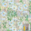 Countewol Window Privacy Film Stained Glass Window Film Rainbow Window Film Window clings Non-Adhesive Reusable Decorative for Room (Daisy Rainbow, 35.4 x 78.7 in)