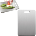 Stainless Steel Food-Grade Cutting Boards，Cutting Board Double Sided for Kitchen，Easy to Clean Non Stick Chopping Board，Perfect for Various Cooking Tasks(27 x 40 inch)