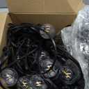 ZJOJO 100FT Solar Lights Outdoor Wateroproof, Solar String Lights with with Remote USB Port 32 LED Shatterproof,Dimmable Outdoor Lights Long Last for Garden,Patio, Backyard, Camping Christmas Light