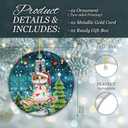 8 x Funny Cat Ornament 2025 Ceramic Holiday Decoration with Santa Hat Cat Tangled in Lights  Cute Pet Lover Gift  Rustic Farmhouse Xmas Tree Dcor