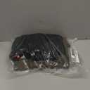 Huukeay 3 Pack Women's Oversized Gym T Shirts Short Sleeve Side Split Crewneck Tops Casual Summer Workout Baggy Basic Tee (XX-Large, Black, Army Green, Coffee)