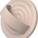 Magnetic Phone Ring Grip Holder, Silicone Finger Loop Grip, Compatible with MasSafe, Back of Phone for iPhone Pro Max/Plus/16/15/15/14/13/12 Series, Oat