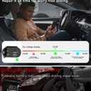 Retractable Car Charger, 4 in 1 Fast Car Phone Charger 66W, 2 Retractable Cables and USB Charging, Fathers Day for Gifts Dad Compatible with iPhone 14/13/12/11,USB Port for Galaxy S25/S24/S23,Pixel