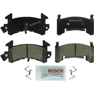 BOSCH BC154 QuietCast Premium Ceramic Disc Brake Pad Set - Compatible with Select Avanti, Buick, Cadillac, Chevrolet, GMC, Isuzu, Oldsmobile, Pontiac; FRONT