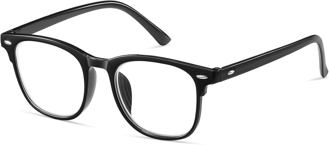 Distance Glasses for Women & Men, Near Sighted Myopia Driving Eyeglasses, Nearsighted See Far Vision Glass (Black)