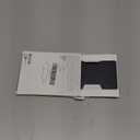 Wallet Tracker Card Air-Tag (iOS Only) - Work with Apple Find My, Bluetooth Tracker Smart Tracking Card Wallet Finder, 0.07in Slim, IP68 Waterproof, Item Locator for Luggage Tags, Passports, Purse (1 pack, Dark Black)