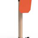 KNINE OUTDOORS Target Stand System 12x20 inch AR500 Steel Hostage Reactive Shooting Target 3/8" Thick with 2x4 Target Stand Kit (12x20 inch and 3/8" Thick Target Stand System)