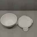 TAKENAKA Bento Bowl for perfect lunch, Eco-Friendly Lunch Box Made in Japan, Recycle Plastic Bottle, Microwave and Dishwasher Safe, Bento Box (Coconut White)