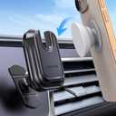 pop-tech Car Phone Mount for Socket Grip, Adjustable Strong Sticky Cell Phone Holder, Dashboard Adhesive Socket Car Mount Compatible with Thick Wallet Grip for iPhone Samsung Card Holder