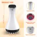 Rechargeable Lymphatic Drainage Massager & Cellulite Massage Tool with 3000mAh,Fascia Blaster for Reduce Stretch Marks for Legs, Arms & Belly,Body Sculpting Machine with Microcurrent for Office Travel