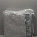 4x10 Washable Hallway Runner Rug - Wide Kitchen Runners Vintage Low Pile Carpet Soft Thin Floor Runner with Rubber Backing for Entryway Bedroom Living Room Home Decor (Blue)