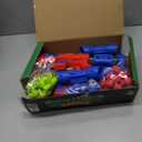 Dinosaur Shooting Game Toys, 2 Air Pump Launcher with Aiming Fun, 3 Dinosaur Theme & 4 Target Score Points, 24 Foam Balls, Indoor Outdoor Toy Gift for Kid Boy 3 4 5 6 7 8 9 10 11 12 Year Old Age 3-12