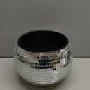 NPW Disco Ball Ice Bucket Large  Mirrored Cocktail & Champagne Ice Bucket for Parties, Girls Night & Bachelorette