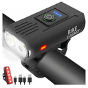 Victoper Bike Light, High Lumens Super Bright Bicycle Lite, 6+4 Modes USB Rechargeable Bike Headlight & Taillight Set, Waterproof Safety Bike Front & Rearlight for Road, Mountain, Night Riding