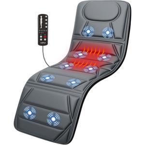 CuPiLo Full Body Massage Mat, Massage Pad with 10 Vibrating Motors for Pain Relief, Back Massager with Heat, Full Body Massage for Back, Lumbar,Leg, Gifts for Men Women, Long 67"