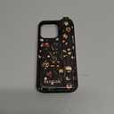 Petitian for iPhone 15 Pro Max Case with Wallet - Women Girls Cute Girly Aesthetic Unique Design with Leather Credit Card Holder Cardholder Stand Wristband for Apple 15 Promax, Grow Flower