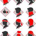 6 PCS Unisex Neck Warmer, Seamless Tube Balaclava, Face Cover, Cycling Mask, Ski Snood, Multifunctional Headwear, Neck Gaiter (Multicolor)