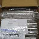 Ravinte 30 Pack | 7.38'' Cabinet Pulls Brushed Nickel Stainless Steel Kitchen Drawer Pulls Cabinet Handles 7-3/8Length, 5 Hole Center with Mounting Template