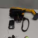 Remote Control Excavator Toys for Boys, RC Excavator Toy for Boys 3 4 5 6 7 8 Year Old Kids Christmas Birthday GiftRC Digger Truck Construction Vehicles with Metal Shovel & Light