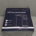SHARDOR Single Serve Coffee Maker 2.0, Hot and Iced Coffee Machine for K Cup Pods & Ground Coffee, 6 to 14 oz Brew Sizes, 50 oz Removable Water Tank, Bold Brew Setting, Stainless Steel, Black