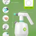 Uten Cordless Electric Sprayer - 2L Rechargeable Electric Spray Bottle, Lightweight Portable Sprayer, Multi-Use for Cleaning, Watering, Disinfecting