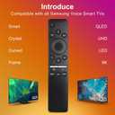 Replacement Voice Remote for Samsung-TV-Remote Control Compatible for All Samsung with Voice Function Smart Curved Frame QLED LED LCD 8K 4K TVs