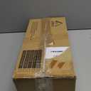 QEEIG Bathroom Floating Shelves for Wall - 15.7" Wall Mounted Shelf Over Toilet Farmhouse Home Decor Display Bookshelf Small 15.7 x 6.7 inch Set of 2, Rustic Brown (008-40BN)