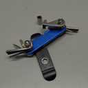13 in 1 Folding Repair Tool Multi Function Kit for Bike (9.5x4.5x3 cm, Blue)