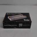 Fete Marble Tray for Bathroom - Guest Towel Holder Tray - 4 x 10 - White Marble