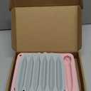 Tessco for you 4 Pack Assorted Crayon Molds Cavity 3D Crayon Silicone Mold Triangular Silicone Chocolate Making for DIY Wax Crayons Candle Melting Animal Flower Chocolate Pen Shapes, Pink Gray