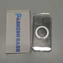 Privacy Case for iPhone 13 Pro Max with 360Stand [Built-in Anti Peeping Screen Protector] [Compatible with MagSafe] [Magnetic Ring ] Full Body Protective Phone Cover 6.7", Clear