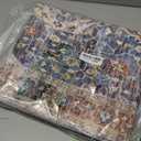 Deerly 2x7ft Bohemian Kitchen Runner Rug - Floral Design, Soft Low Pile, Non-Slip, Border Brown/Navy Blue