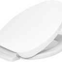 KOHLER 10349-0 PureWarmth Heated Elongated Toilet Seat, Soft Close Toilet Seat, Quiet-Close, Slow Close, Night Light, White